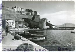 - CALVI - ( Corse ), Le Port Et La Citadelle, écrite, Grand Format, Glacée, Barques, Cachet Piana, 1960, TBE, Scans. - Calvi