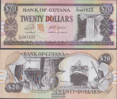 Guyana Pick-number: 30, Signature 16a Uncirculated 2018 20 Dollars - Guyana