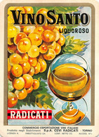 BK13001 " VINO SANTO LIQUOROSO-SPA CEVI RADICATI-TORINO "ETICH. D'EPOCA - Other & Unclassified