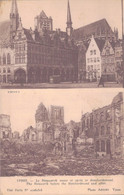 YPRES / LE NIEUWERCK AVANT ET APRES LE BOMBARDEMENT - Ieper