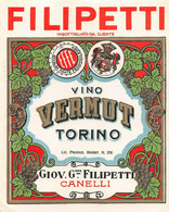 BK13013 " VINO VERMOUTH TORINO-GIOV. G.PPE FILIPETTI-CANELLI "ETICH. D'EPOCA - Other & Unclassified
