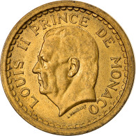 Monnaie, Monaco, Louis II, 2 Francs, 1943, Paris, TTB+, Aluminium - 1922-1949 Louis II