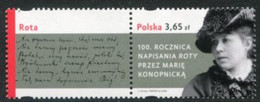 POLAND 2008 Centenary Of "Rota" Protest Song  MNH / **.  Michel 4399 Zf - Nuevos