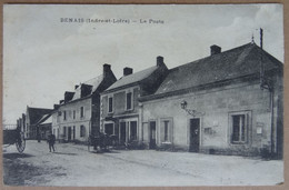 Cpa Benais, (37), Bureau De Poste, La Poste, 1918 - Sonstige Gemeinden