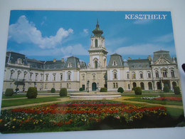 HUNGARY    POSTCARDS  KESZTHELY    STAMPS  2 SCAN - Hongarije