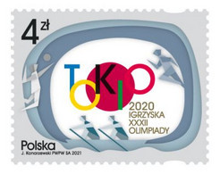 Poland 2021 / XXXII Olympic Games Tokio 2020 / Sports Disciplines: Volleyball, Athletics And Rowing MNH** New!!! - Estate 2020 : Tokio