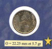 20 Cent - EURO - MONACO  - 2001 - NEUVE / UNC - SOUS 2 BLISTER - 2 Photos - Other