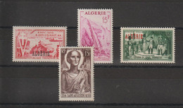 Algérie 1954 Divers 312-313, 315 Et 318 , 4 Val ** MNH - Neufs