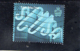 2019 San Marino - Parole Educate - Used Stamps