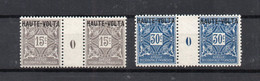 !!! HAUTE VOLTA, PAIRES DE TAXES N°3 ET 5 AVEC MILLESIMES 0 NEUVES ** - Unused Stamps