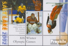 Weißrussland Block27 (kompl.Ausg.) Postfrisch 2002 Sportler Olymp. Winterspiele - Bielorussia