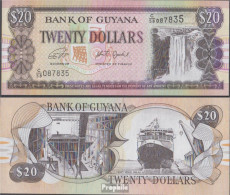 Guyana Pick-Nr: 30, Signatur 16a Bankfrisch 2018 20 Dollars - Guyana