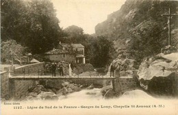 Tourettes Sur Loup * Les Gorges Du Loup * La Chapelle St Arnoux * Ligne Du Sud De La France * Pont Passerelle - Andere & Zonder Classificatie