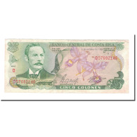 Billet, Costa Rica, 5 Colones, 1989, 1989-10-04, KM:236d, TB - Costa Rica