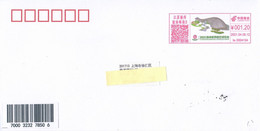 China 2021, Franking Meter, Expo 2021, Circulated Cover, Arrival Postmark On Back - Cartas & Documentos