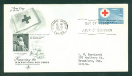 CROIX-ROUGE / RED CROSS; Timbre Scott # 317 Stamp; Pli Premier Jour / First Day Cover (5939) - Covers & Documents