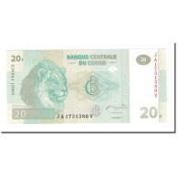 Billet, Congo Democratic Republic, 20 Francs, 2003, 2003-06-30, KM:94a, NEUF - República Del Congo (Congo Brazzaville)