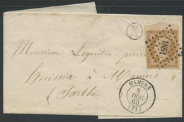 LSC Emission Napoleon Non Dentele Sur Lettre - 1849-1876: Classic Period