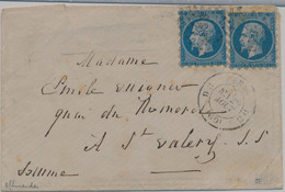 L Emission Napoleon Non Dentele Sur Lettre - 1849-1876: Classic Period