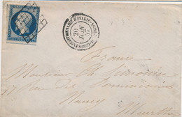 L Emission Napoleon Non Dentele Sur Lettre - 1849-1876: Classic Period