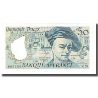 France, 50 Francs, Quentin De La Tour, 1990, STROHL TRONCHE DENTAUD, SPL - 50 F 1976-1992 ''quentin De La Tour''