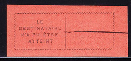 * TIMBRE DE RETOUR - Guerre (timbres De)