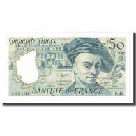 France, 50 Francs, Quentin De La Tour, 1985, STROHL TRONCHE DENTAUD, SPL - 50 F 1976-1992 ''quentin De La Tour''