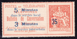 (*) TIMBRES - TELEPHONE - Telegraphie Und Telefon