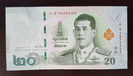Thailand Banknote 20 Baht Series 17 P#135 SIGN#87 Replacement 0Sพ - Thailand