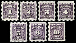 Canada (Scott No.J15-20- Postage Due) [**] - Strafport