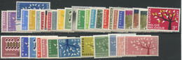 ** EUROPA ANNEES COMPLETES - 1962