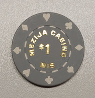 Casino Token Serbia Yugoslavia CASINO MEZIJA NIŠ $1 - Casino