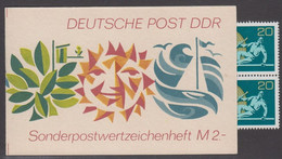 1972. DDR. Sonderpostwertzeichenheft. 2 M. 10 Ex 20 Pf. Sport & Technic. Never Hinged... (Michel 1775) - JF423186 - Blocchi