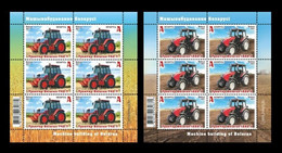 Belarus 2021 Mih. 1409/10 Tractors Belarus (2 M/S) MNH ** - Bielorussia