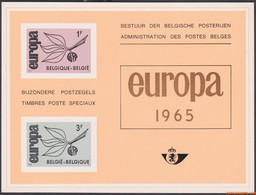 België 1965 - OBP:LX 47, Luxevel - XX - Europe 1965 - Deluxe Sheetlets [LX]