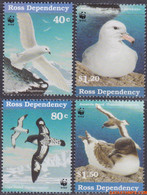 Ross Dependency 1997 - Mi:50/53, Stamp - XX - Wwf Birds - Unused Stamps