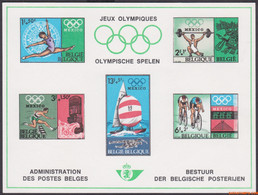 België 1968 - OBP:LX 55, Luxevel - XX - Olympics Mexico - Luxevelletjes [LX]