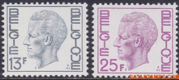 België 1975 - Mi:1804 Zy + 1806 Zy, Yv:1747a+1749a, OBP:1747P5/1748P5, Stamp - XX - King Baudouin Elstrom - 1970-1980 Elström