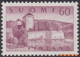 Finland 1957 - Mi:475, Yv:455, Stamp - XX - Long-term Series Forts - Unused Stamps