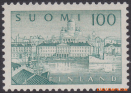 Finland 1958 - Mi:496, Yv:475, Stamp - XX - Long-term Series Ports - Unused Stamps