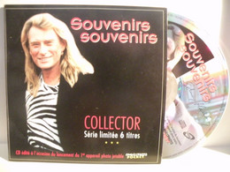 CD Publicitaire Collector Souvenirs J Hallyday 6 Titres 1999 Cosmic - Ediciones De Colección