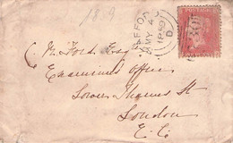 GREAT BRITAIN - COVER 1859 STAFFOLD > LONDON /GR 1 - Brieven En Documenten