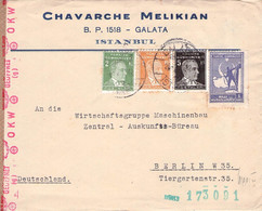 TURKEY - LETTER 1942 ISTANBUL > BERLIN -CENSOR- //GR 6 - Storia Postale