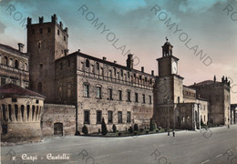 CARTOLINA  CARPI,EMILIA ROMAGNA,CASTELLO,STORIA,CULTURA,RELIGIONE,MEMORIA,BELLA ITALIA,IMPERO ROMANO,VIAGGIATA 1955 - Carpi