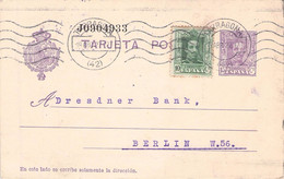 SPAIN - TARJETA POSTAL  1927 TARAGONA > BERLIN/DE // GR 13 - 1850-1931