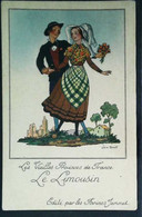 ► CPA  Illustration Jean Droit  Le   Limousin    Couple  Farines Jammet - Droit