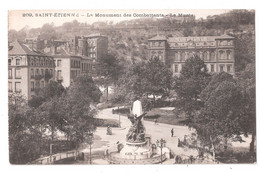 CPA 42 Saint Etienne-Place Du Palais Des Arts-Le Monument Des Combattants-le Musée - Saint Etienne