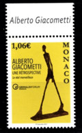 MONACO 2021 - EXPOSITION ALBERTO GIACOMETTI AU GRIMALDI FORUM - Y.T. N° 3289 /  NEUF ** - Ongebruikt