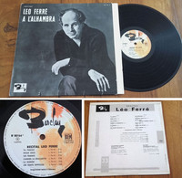 RARE French LP 33t RPM BIEM (12") LEO FERRE (1961) - Ediciones De Colección