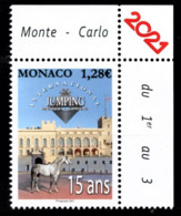 MONACO 2021 - 15E JUMPING INTERNATIONAL DE MONTE-CARLO - Y.T. N° 3291 /  NEUF ** - Ongebruikt